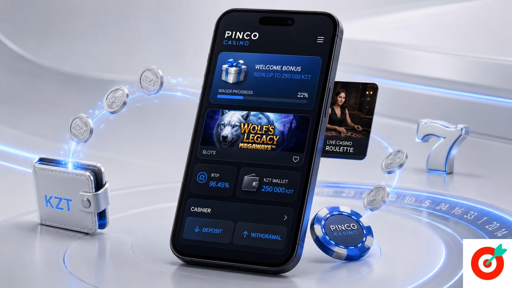 Бонусный раздел Pinco с условиями вейджера и сроком акции