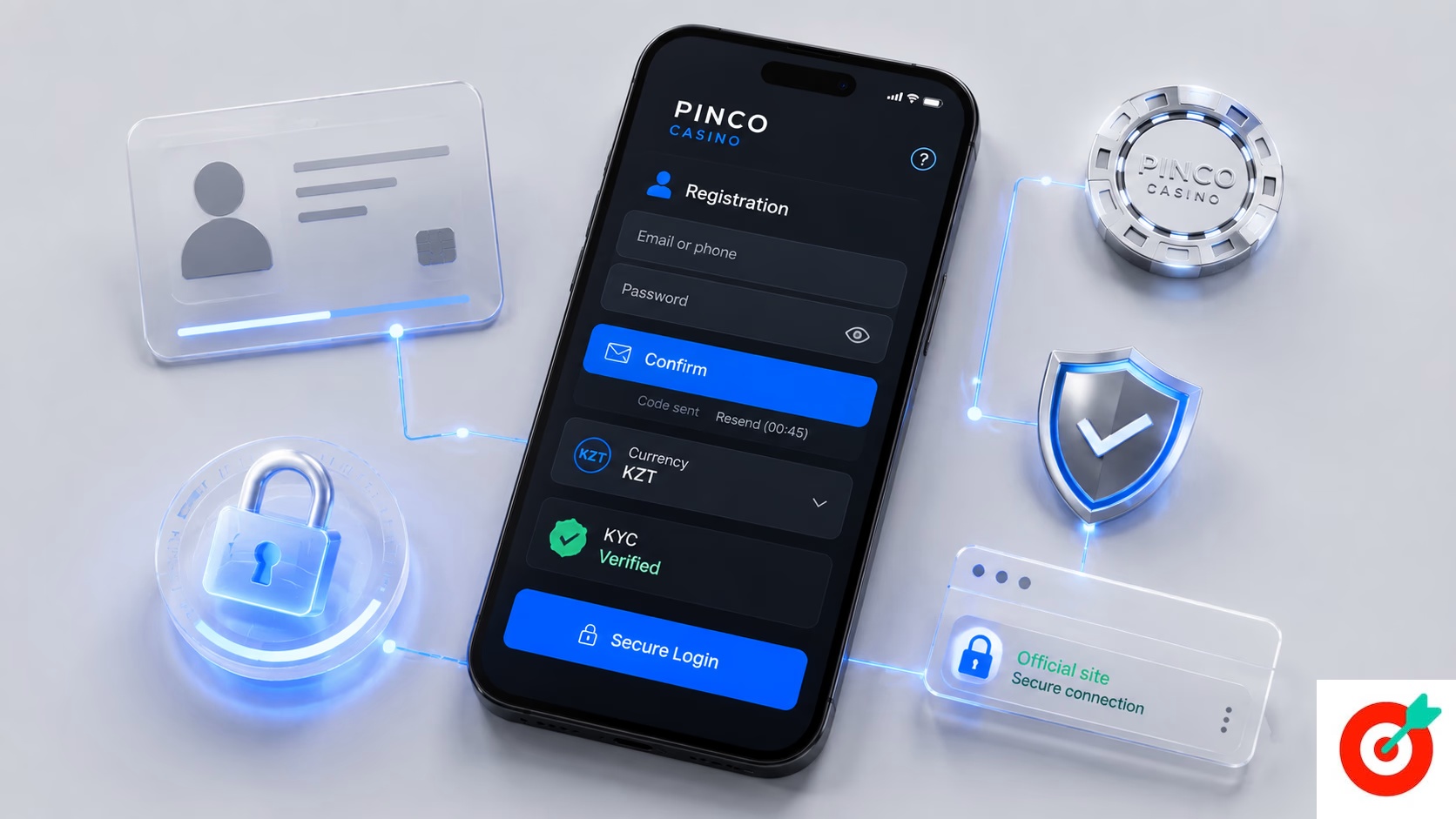 Мобильная версия казино Пинко на смартфоне